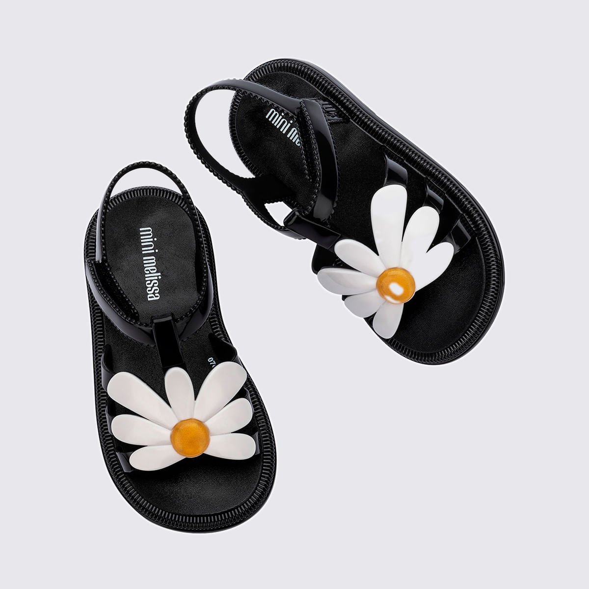 Mini Melissa Hip Bloomy Baby Preto Branco 35902 Preto 4