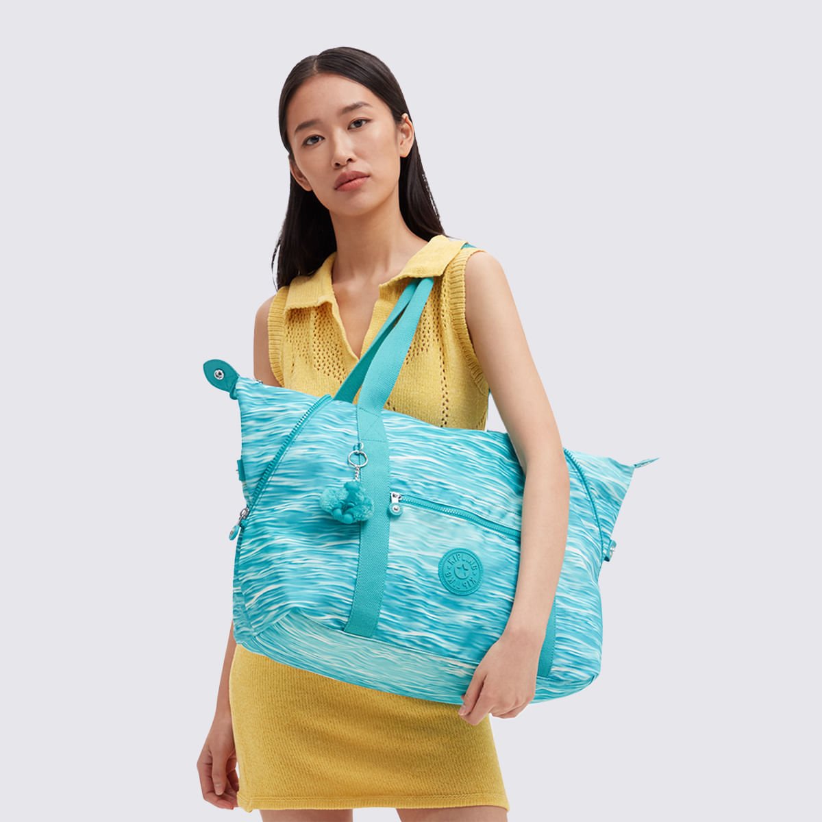 Bolsa Kipling Art M Estampado I60045MF Azul 8
