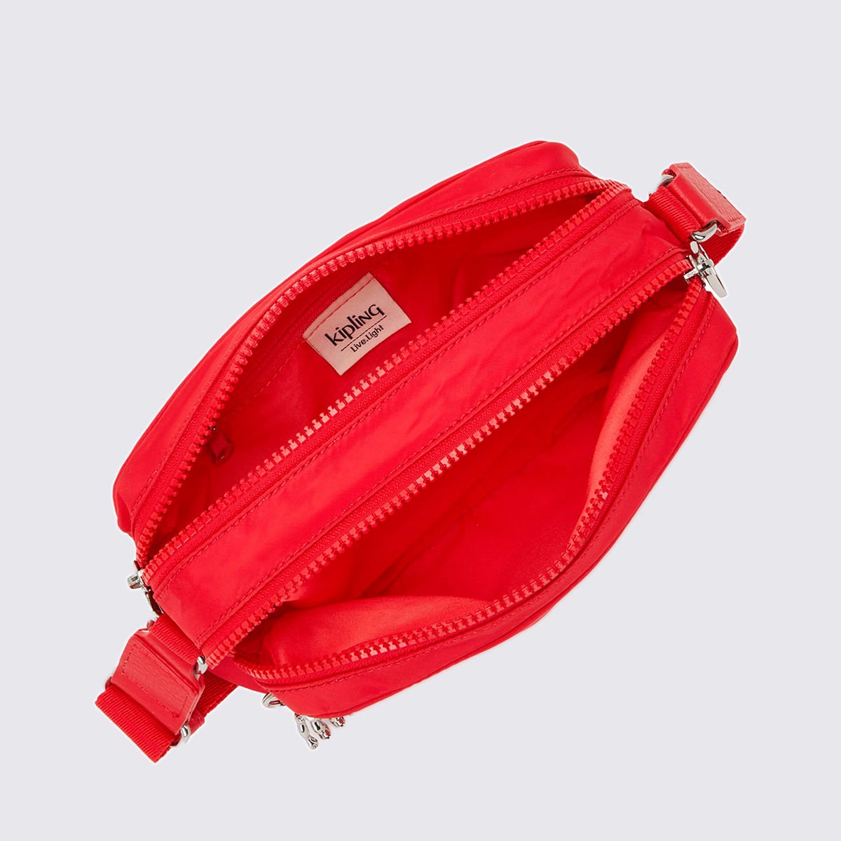Bolsa Kipling Milda Rosa I62151NK Vermelho 4
