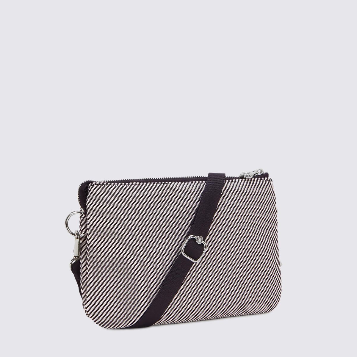 Bolsa Kipling Riri Estampado I80434SY Branco/Preto 2