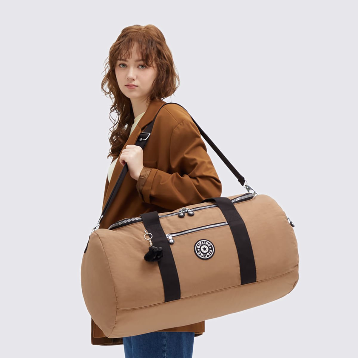 Sacola Kipling Argus M Bege I80263KH Bege 7
