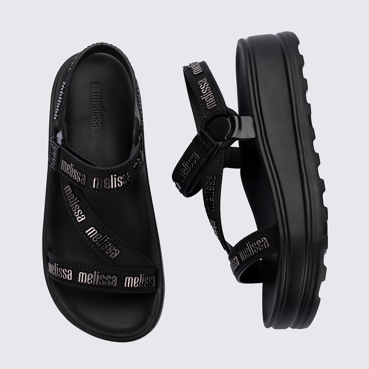 Melissa Stripes Platform M Lover Preto 37831PO Preto 3