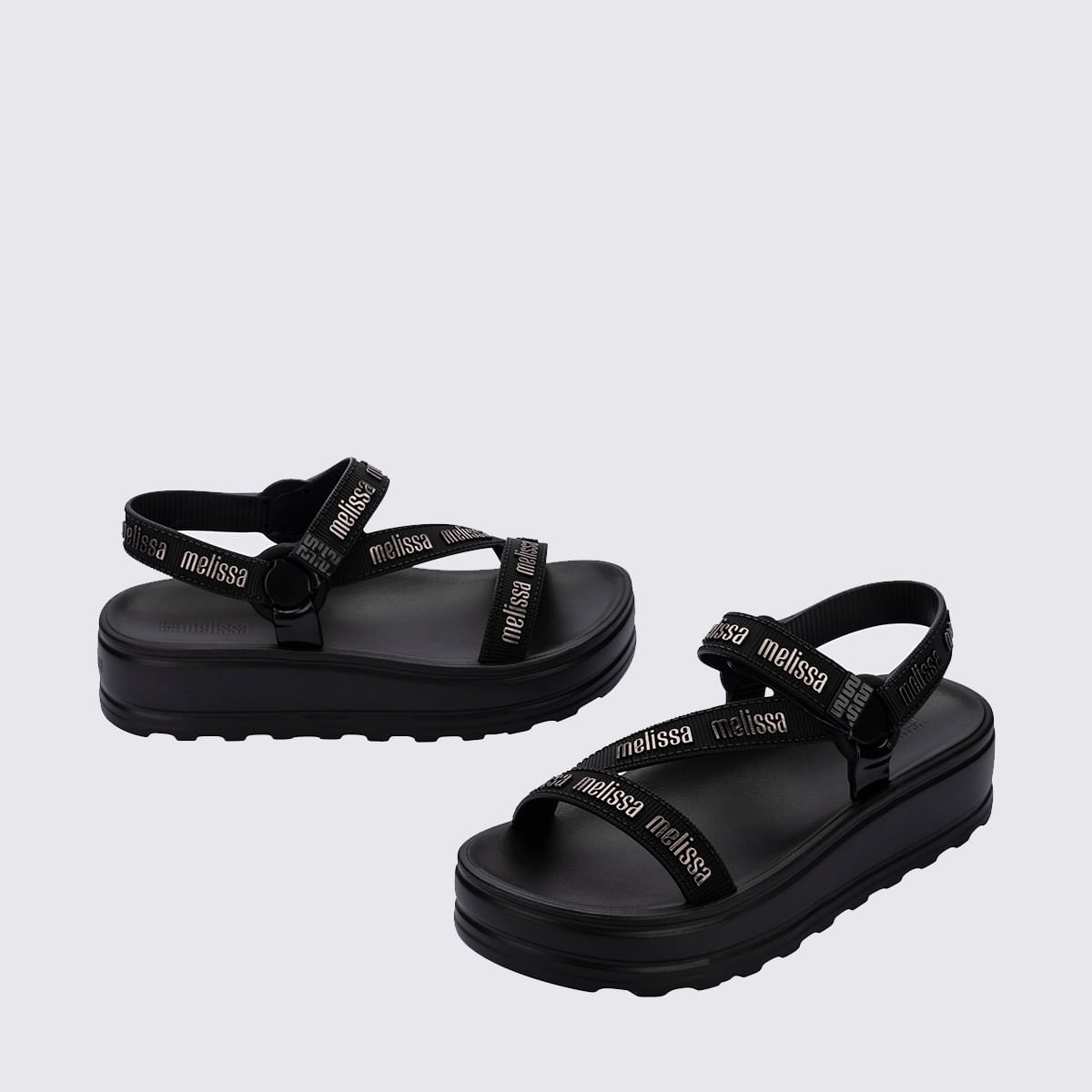 Melissa Stripes Platform M Lover Preto 37831PO Preto 4