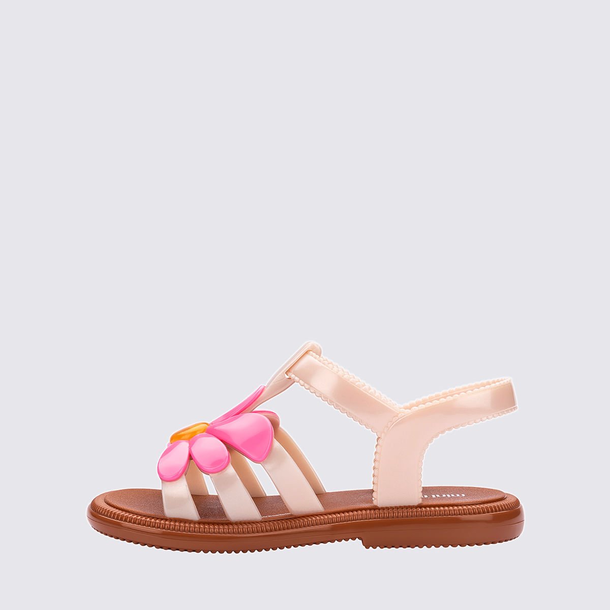 Mini Melissa Hip Bloomy Baby Marrom Rosa 35902 Bege 2