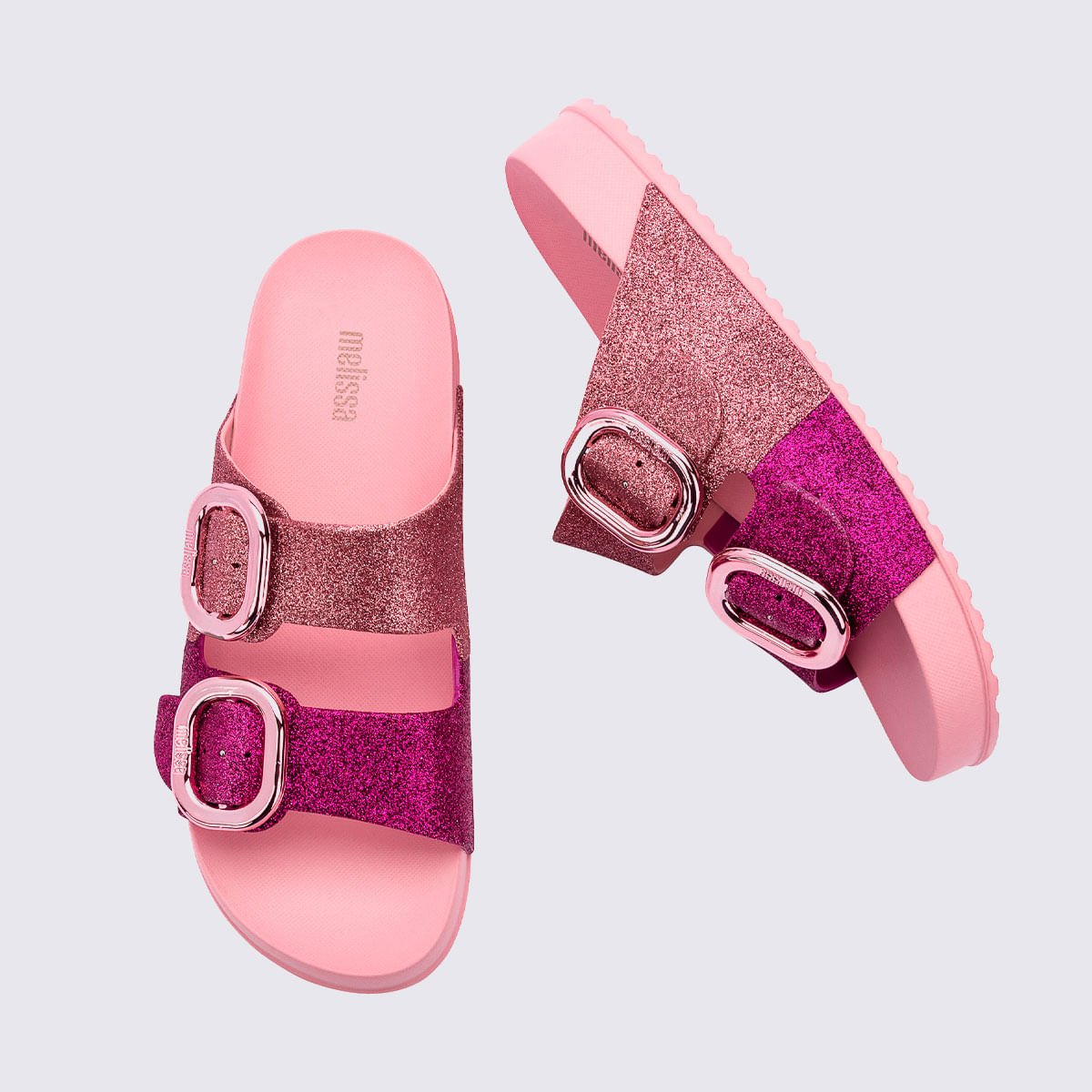 Melissa Cozy Glitter Rosa 35807 Rosa 5