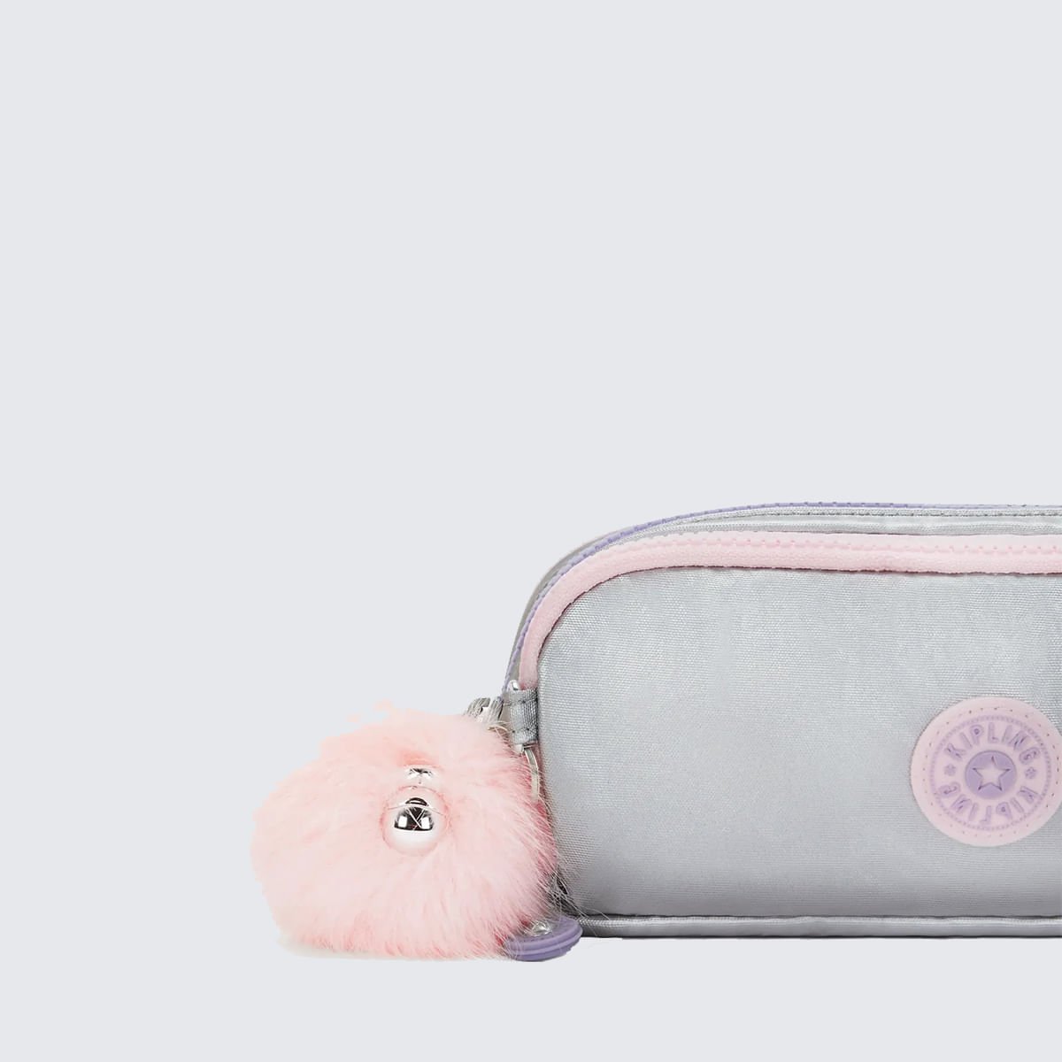 Estojo Kipling Gitroy Prata I570254M Prata 4
