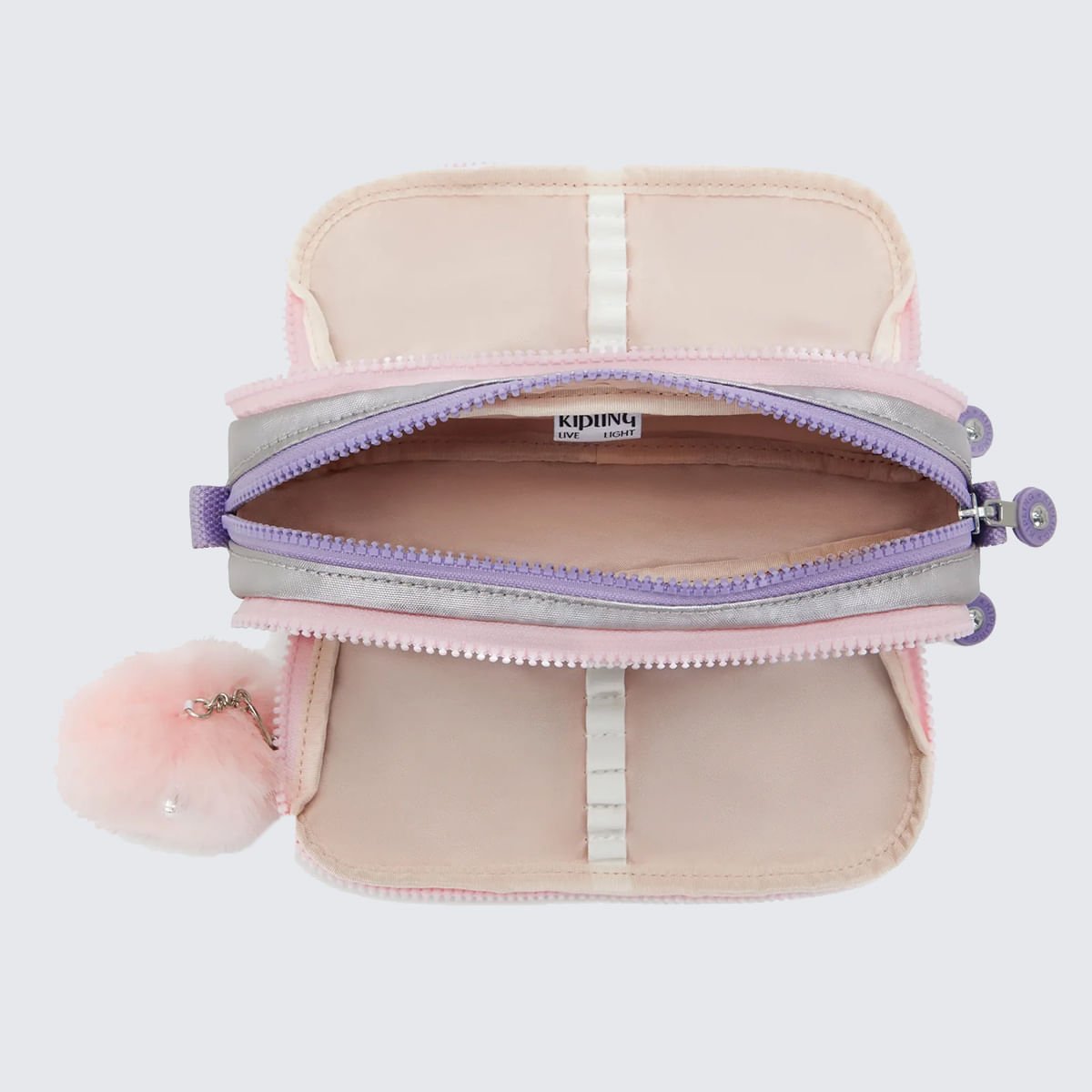 Estojo Kipling Gitroy Prata I570254M Prata 5