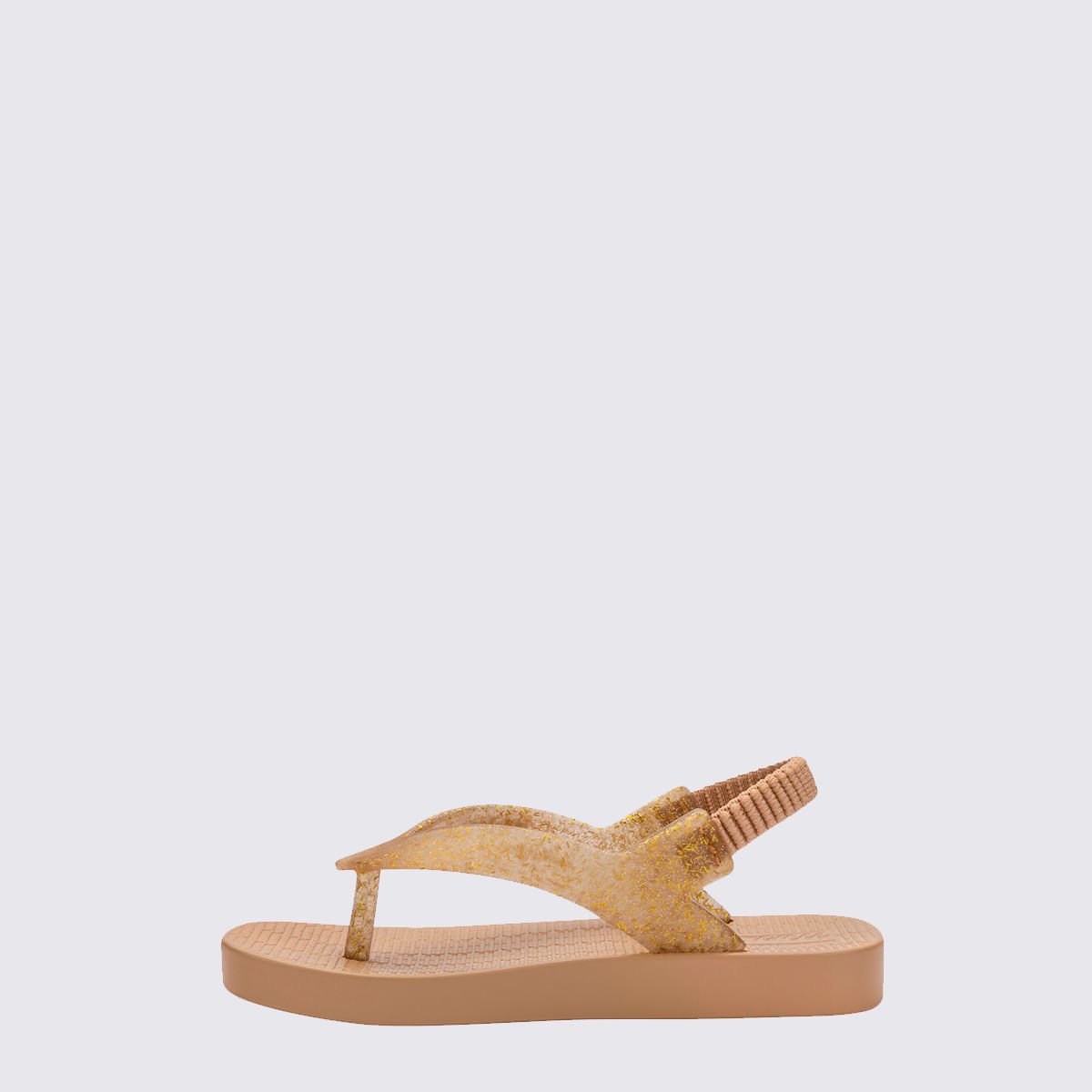 Mini Melissa Sun Long Beach Baby Bege Glitter 35762 Bege 2