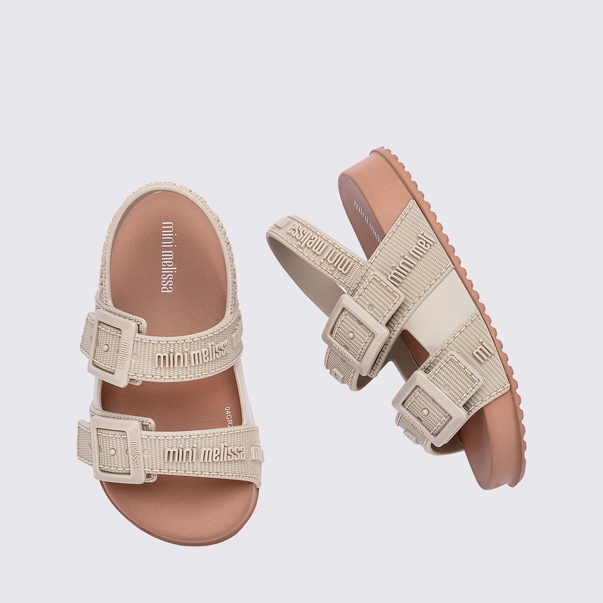 Mini Melissa Cozy M Lover Baby Marrom 37501 Bege 3
