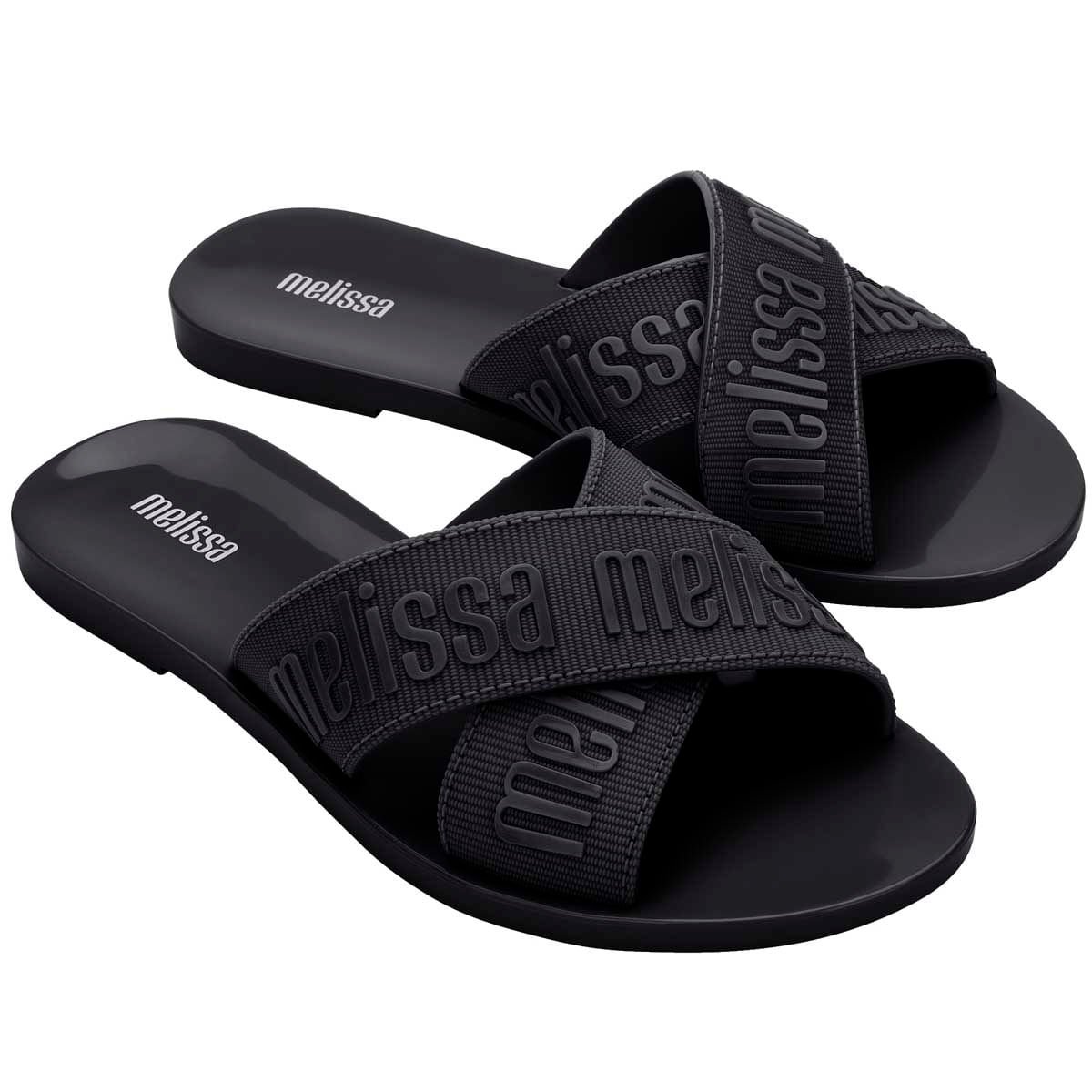Melissa M Lover Slide Preto 35740 Preto 3