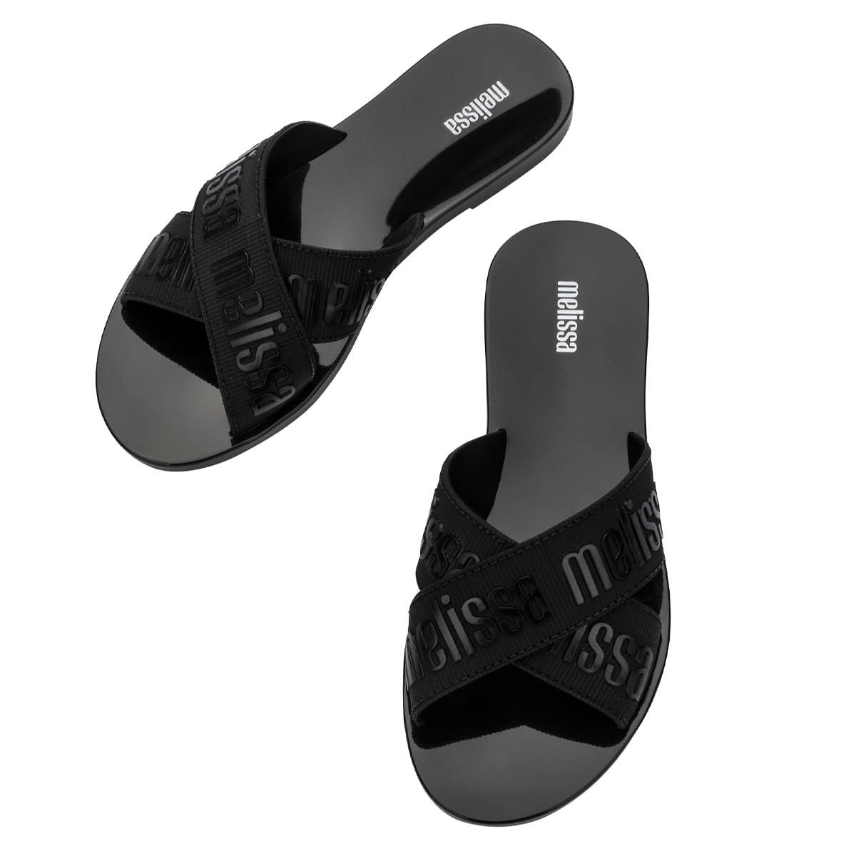 Melissa M Lover Slide Preto 35740 Preto 5