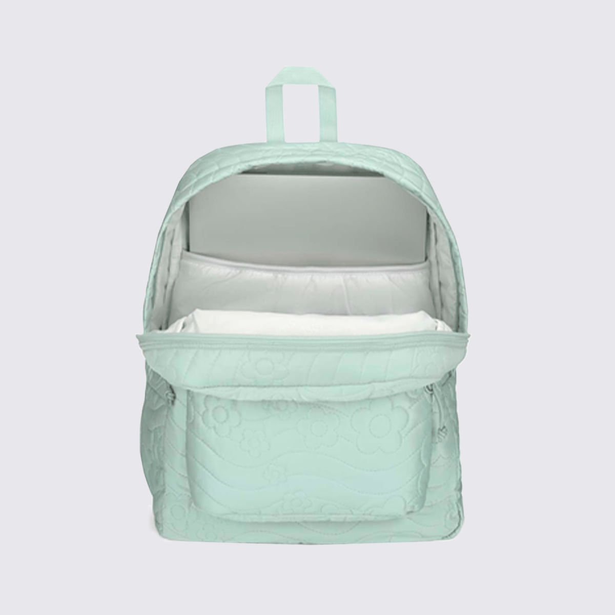 Mochila Jansport Superbreak Plus FX Fresh Mint Daisy Daydream 4QUAGK7 Verde 5