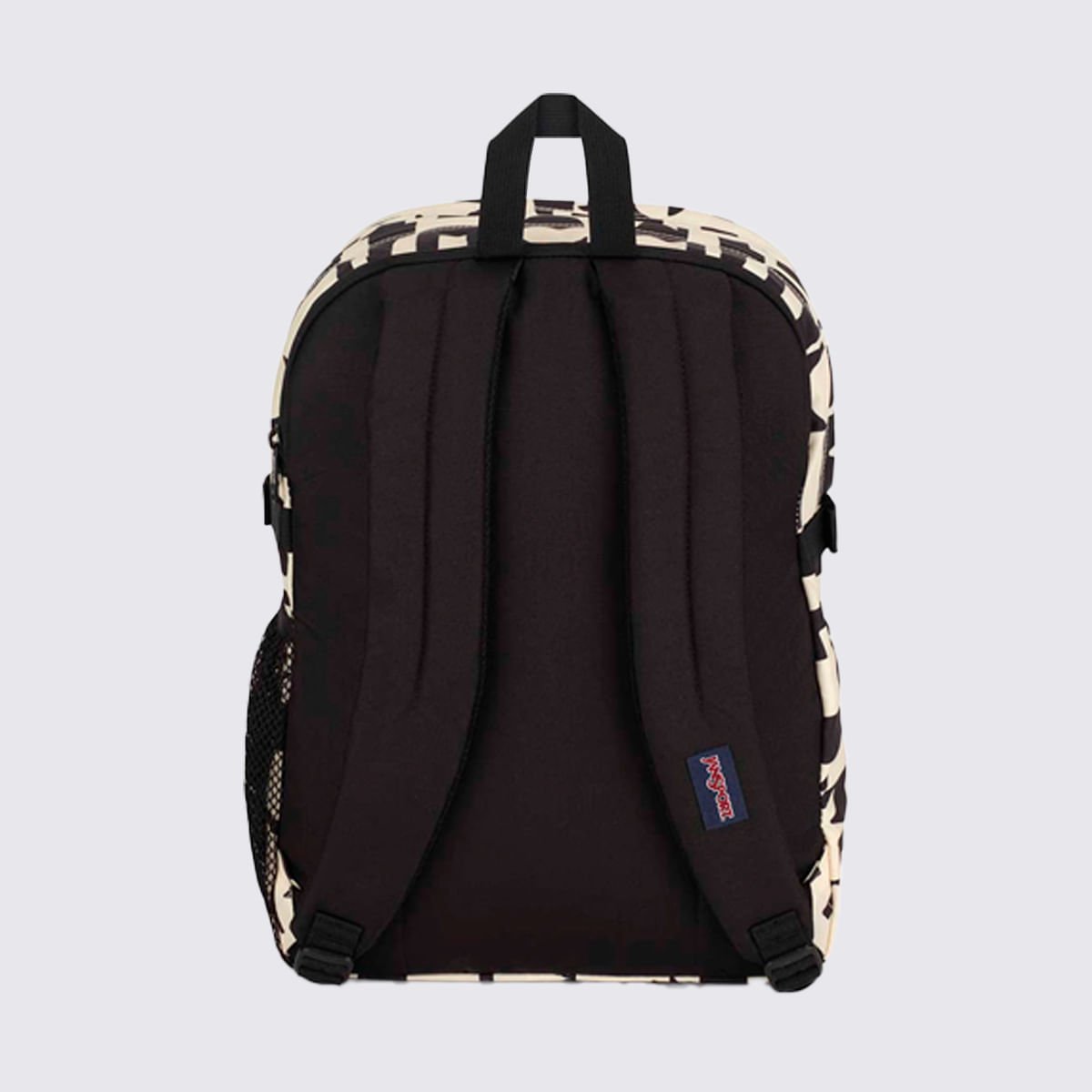 Mochila Jansport Main Campus Simple Cut Out Black 4QULGI6 Branco/Preto 2