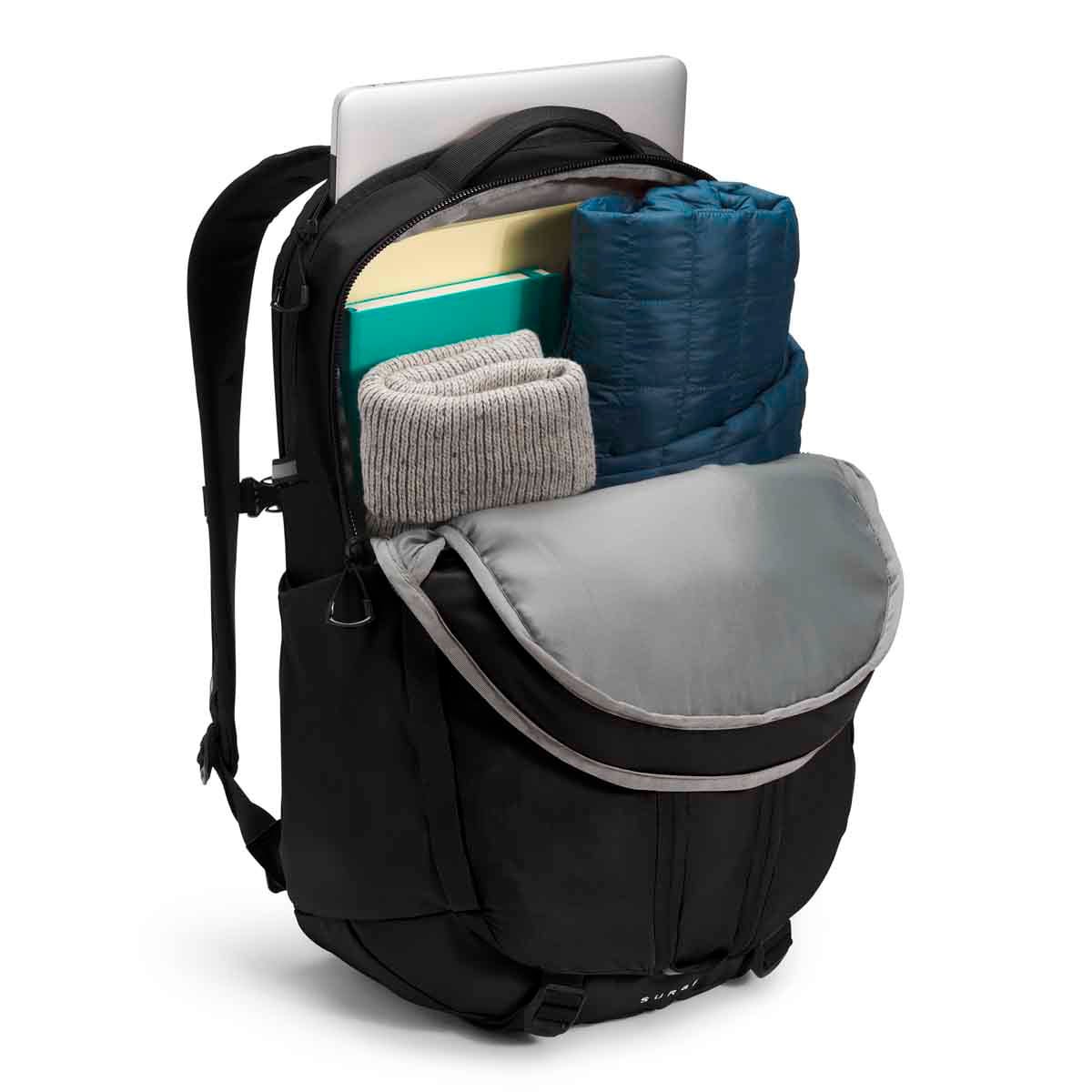 Mochila The North Face Surge Preto 52SGKX7 Preto 4