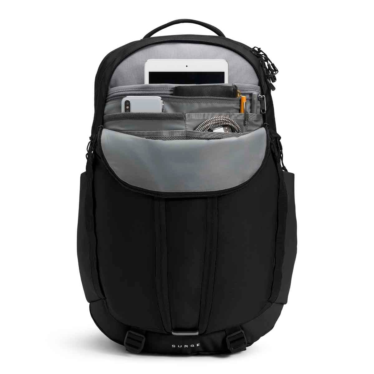Mochila The North Face Surge Preto 52SGKX7 Preto 5