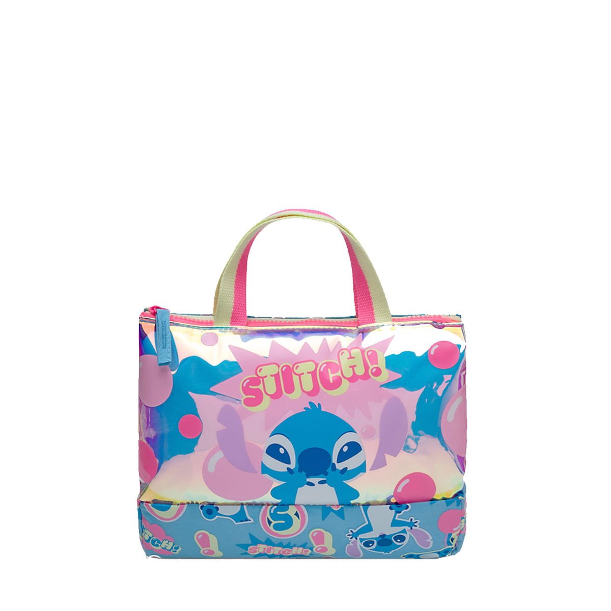 Necessaire Puket Holográfica Stitch