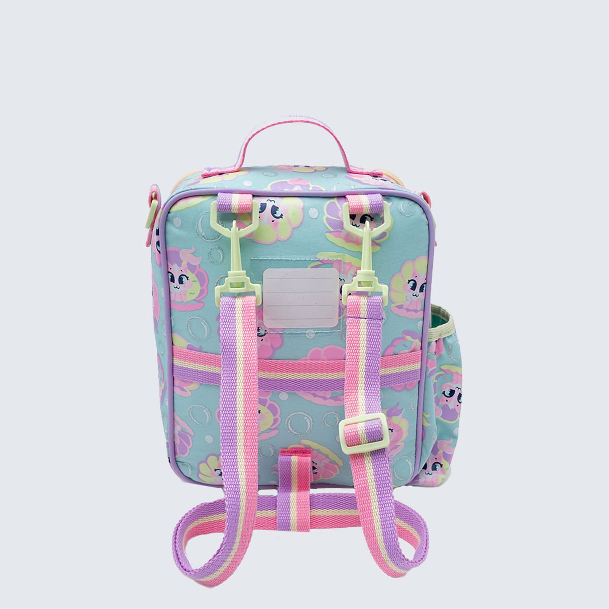 Lancheira Térmica Puket com Bolso Frontal Gata Sereia Verde 2