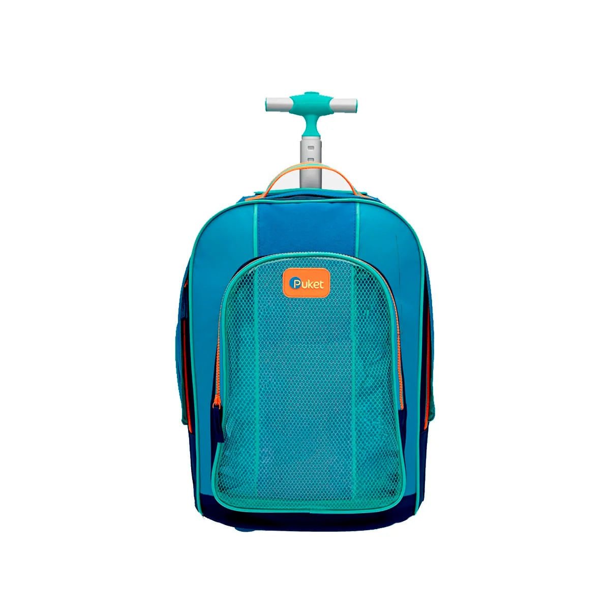 Mochila Puket com Rodinha Color Block
