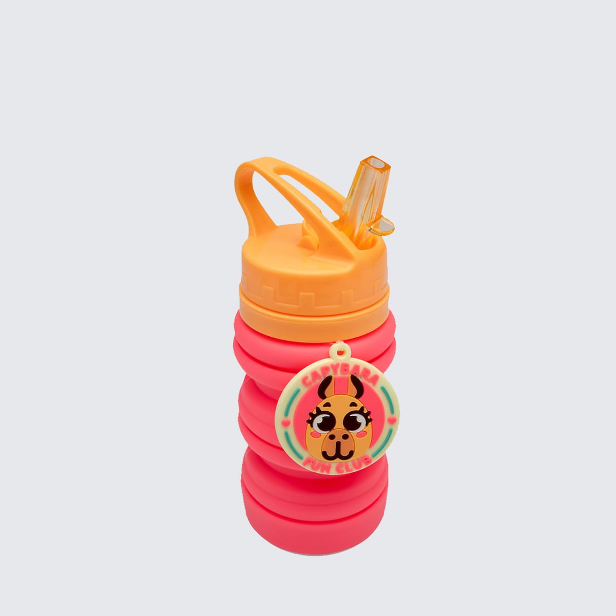Garrafa Puket Dobrável Capy Bora Rosa 2