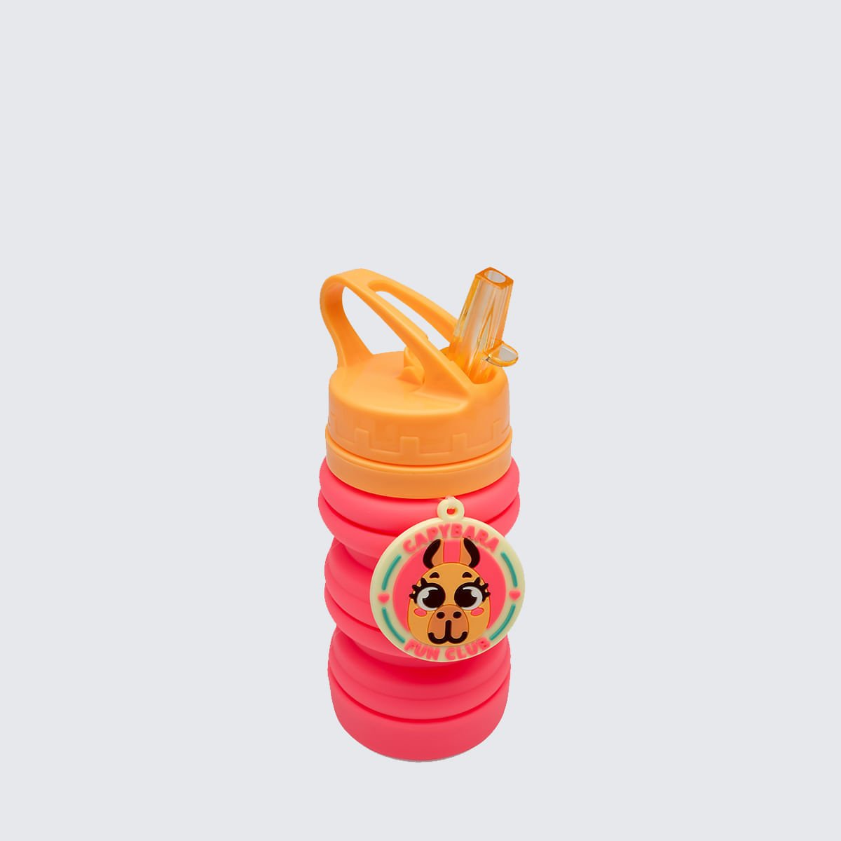 Garrafa Puket Dobrável Capy Bora Rosa 3