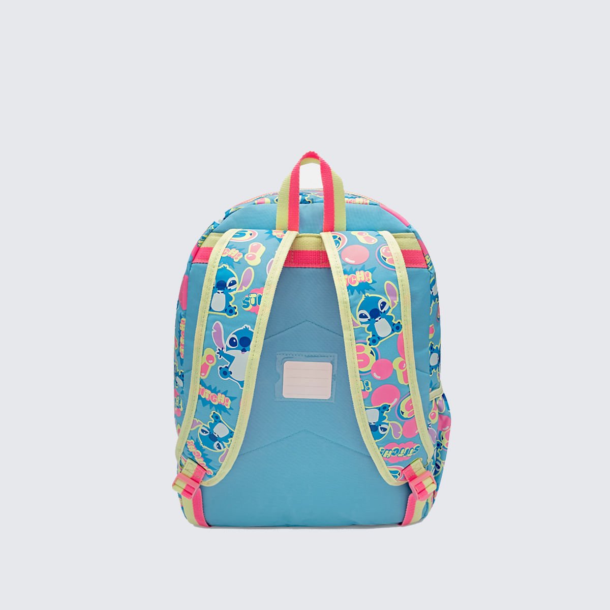 Mochila Puket Holográfica Stitch Azul 5