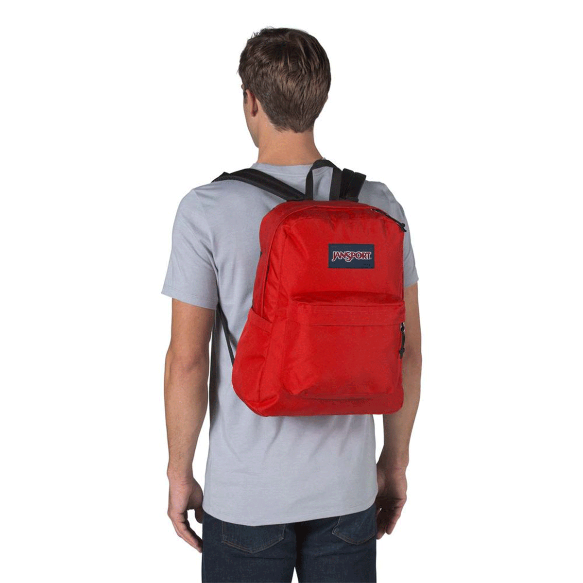 Mochila Jansport Superbreak Red Tape 4QUT5XP Vermelho 3