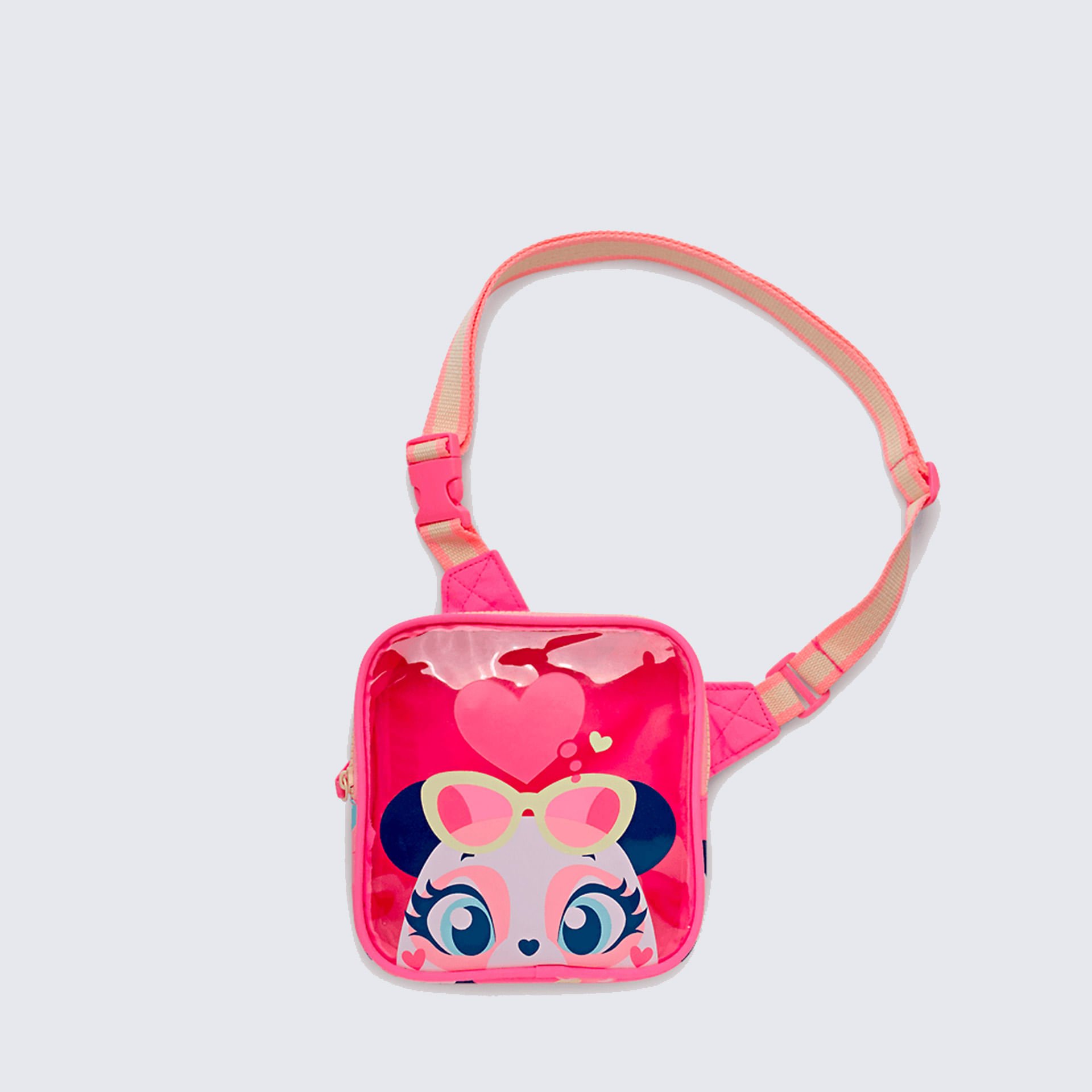 Bolsinha Puket Panda Romântico Rosa 2