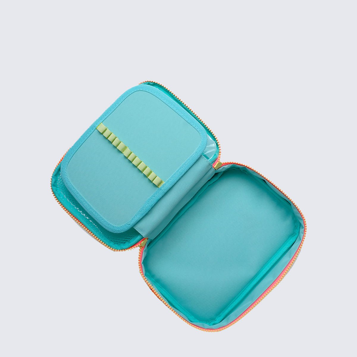 Estojo Puket Grande Capy Bora Azul/Rosa 3