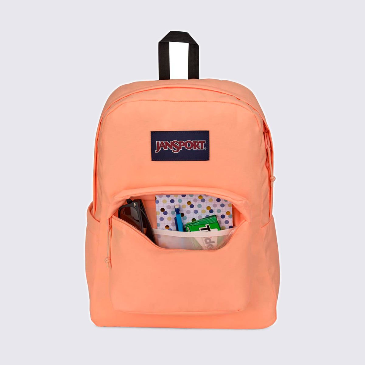 Mochila Jansport Superbreak Plus Peach Neon 4QUEZ72 Laranja 5