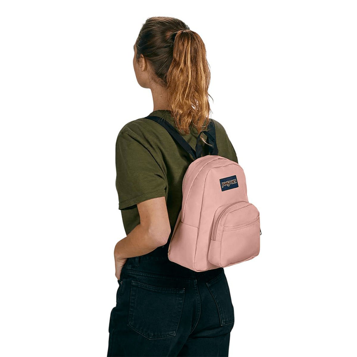 Mini Mochila Jansport Half Pint Misty Rose TDH67N8 Rosa 4