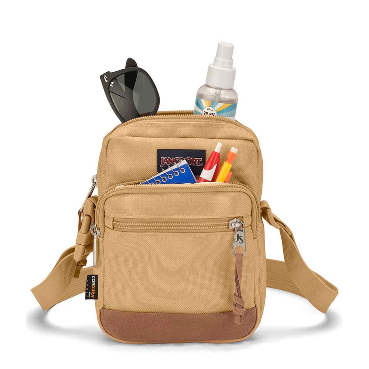 Bolsa Jansport Transversal Core Crossbody Curry 7ZNV95Z Bege 4