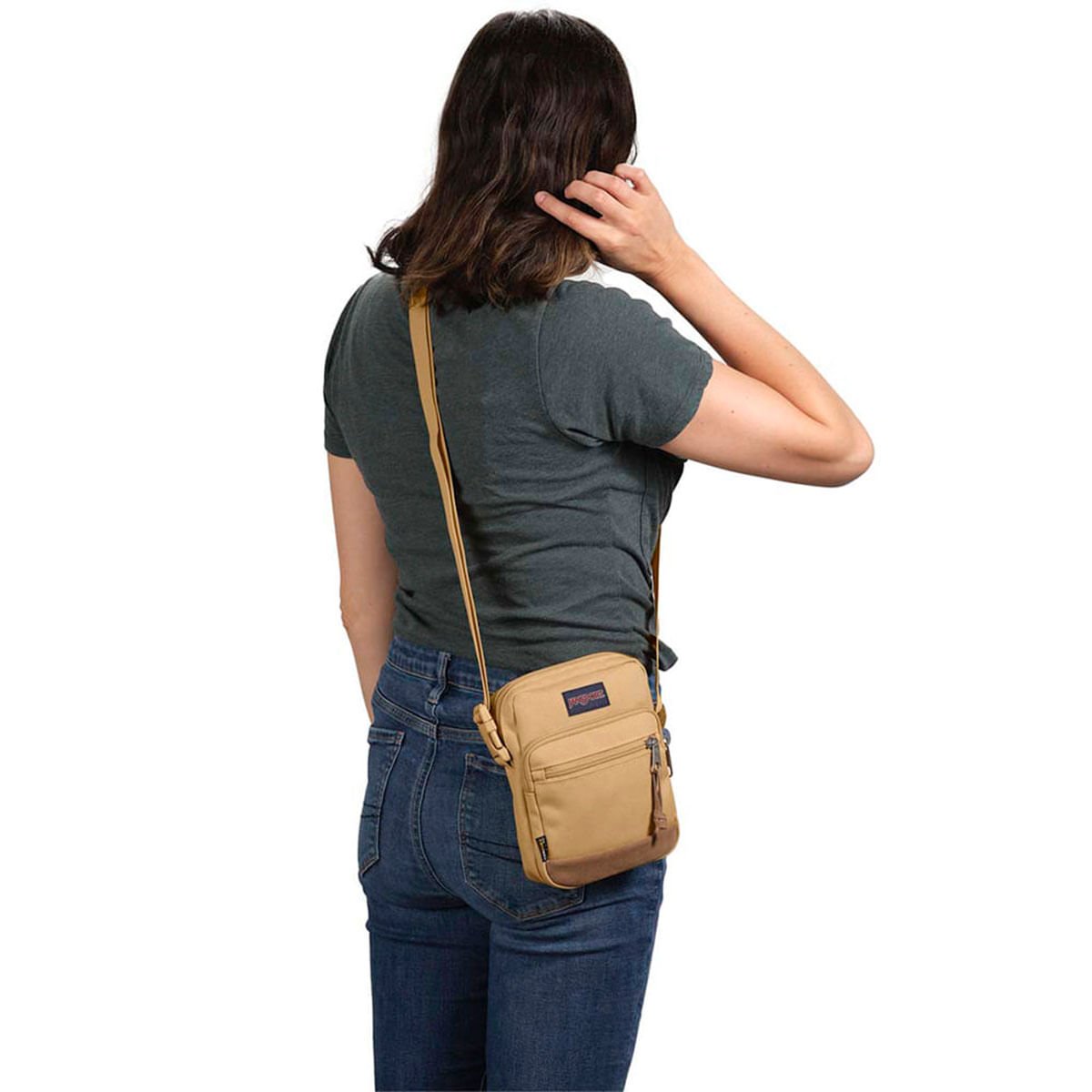 Bolsa Jansport Transversal Core Crossbody Curry 7ZNV95Z Bege 6