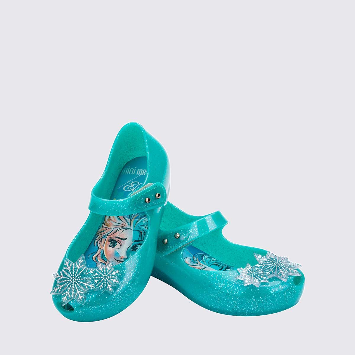 Mini Melissa Ultragirl + Disney Princess Baby Azul Iriodin Glitter 35937 Azul 4