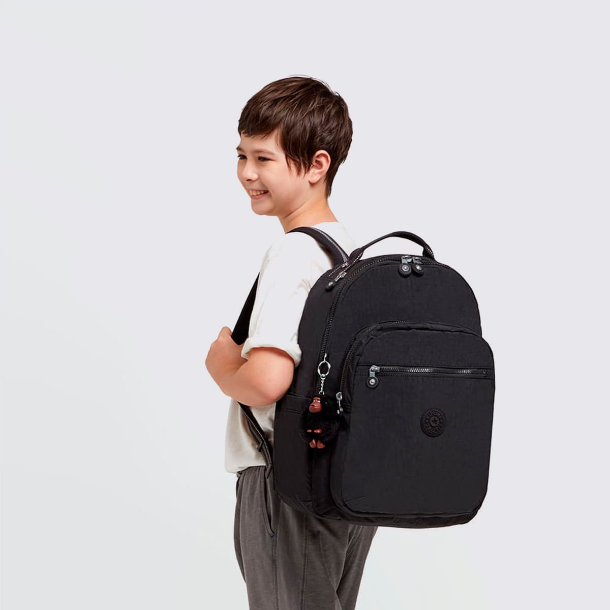 Mochila Kipling Seoul Preto I5140J99 Preto 7
