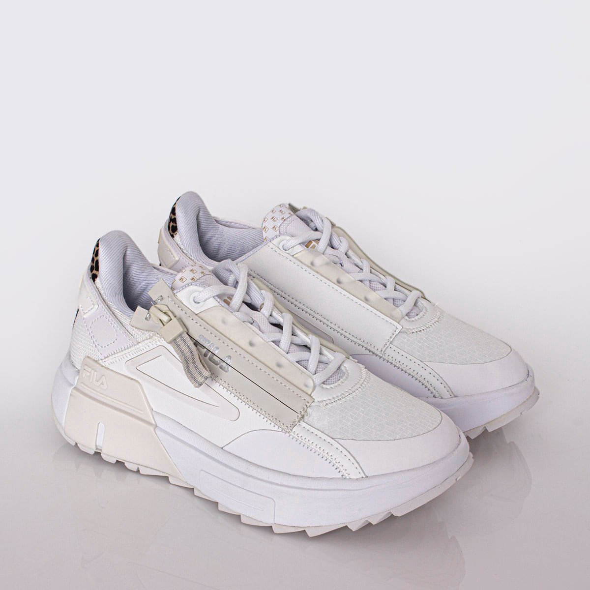 Tênis Fila Tormo Branco Prata 1140342 Branco 3