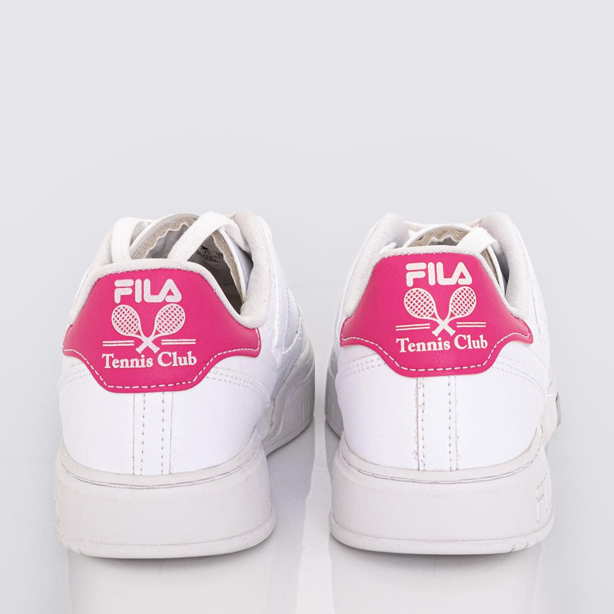 Tênis Fila Fitness Tennis Club Branco Rosa Amarelo F02L00238 Branco 4