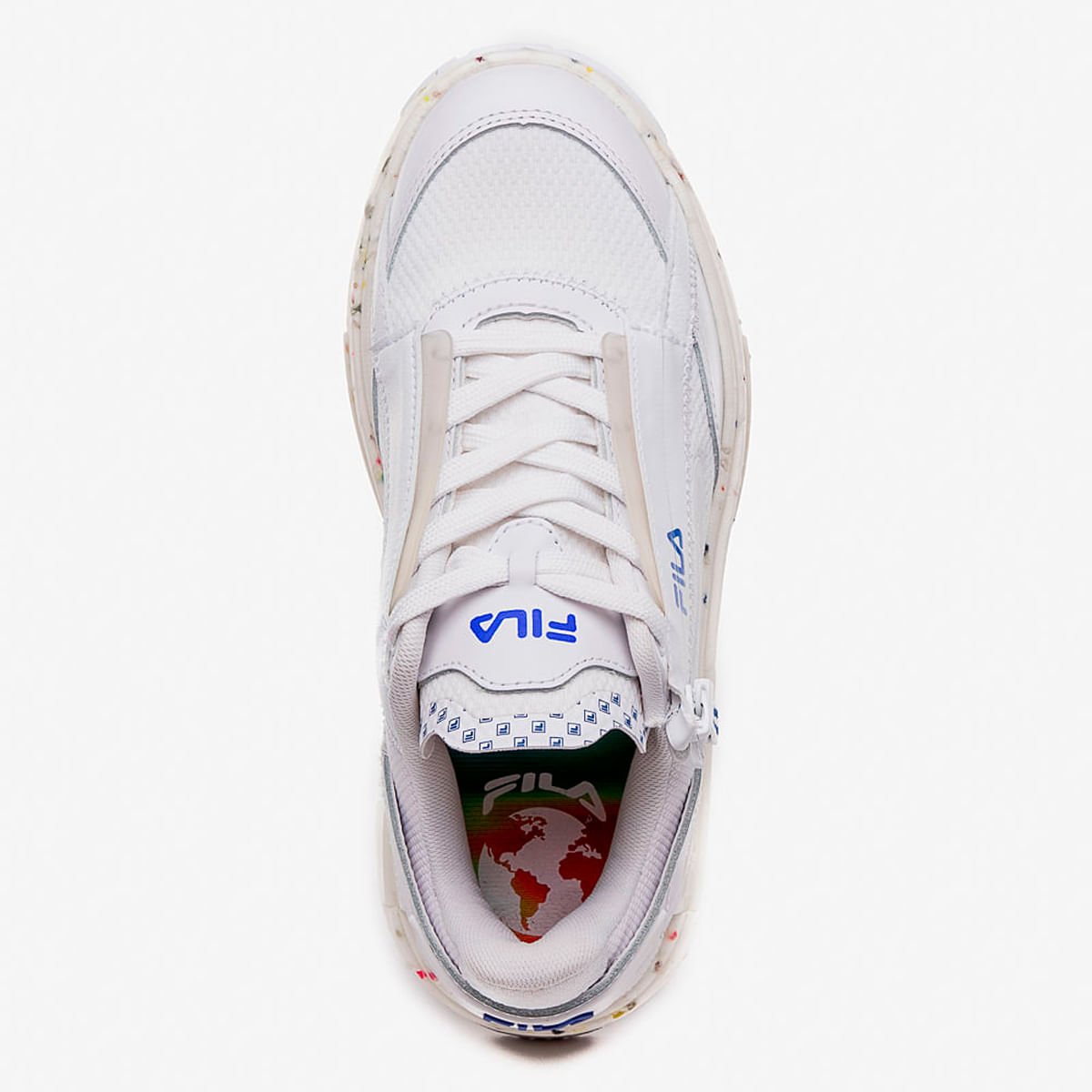 Tênis Fila Tormo Change The Future Branco Azul 1105971 Branco 4