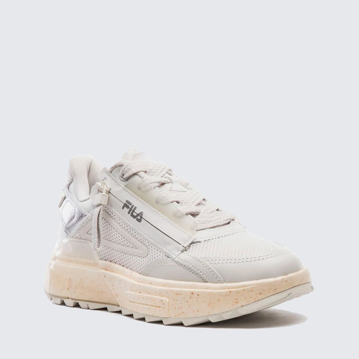Tênis Fila Tormo Branco Prata 1169110 Branco 3