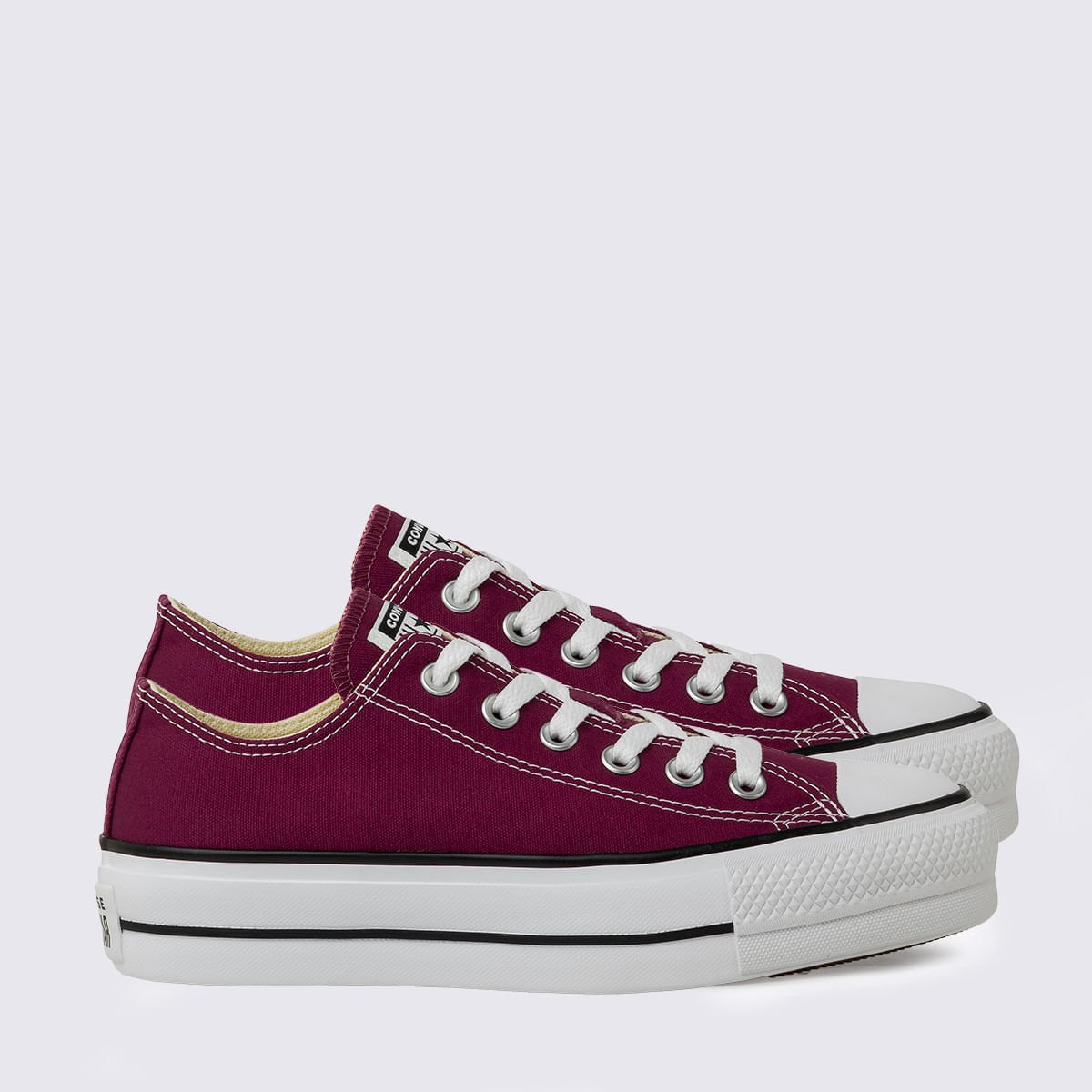 Tênis Converse Chuck Taylor All Star Platform Ox Bordo CT04950004 Bordô 3