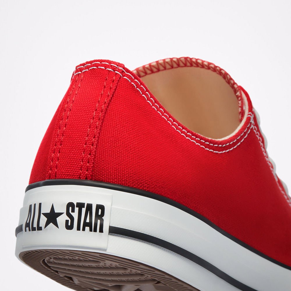Tênis Chuck Taylor All Star Vermelho Crú Preto CT00010004 Vermelho 6
