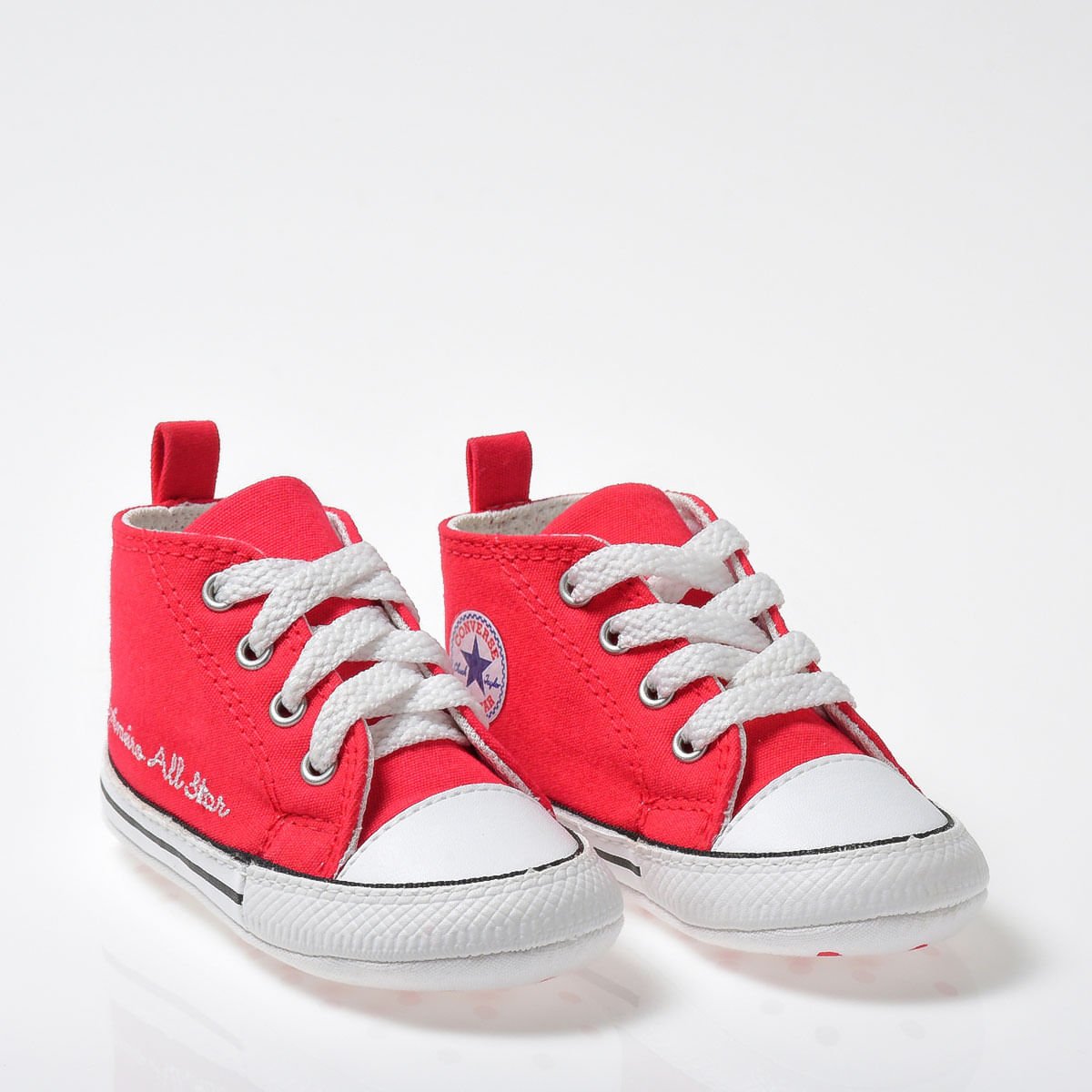 Tênis Converse Chuck Taylor All Star Infantil My First Vermelho Branco Branco CK04400002 Vermelho 3