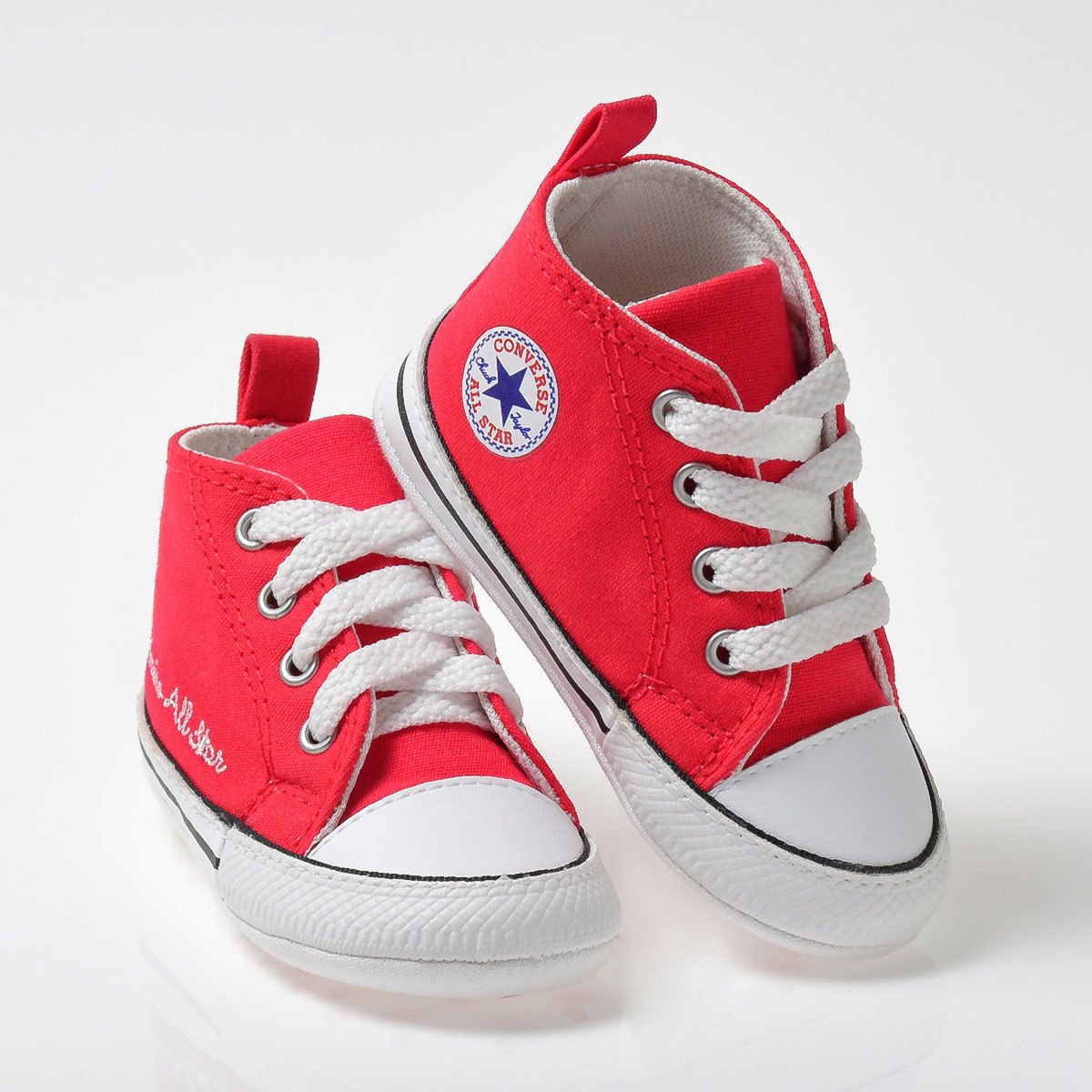 Tênis Converse Chuck Taylor All Star Infantil My First Vermelho Branco Branco CK04400002 Vermelho 4