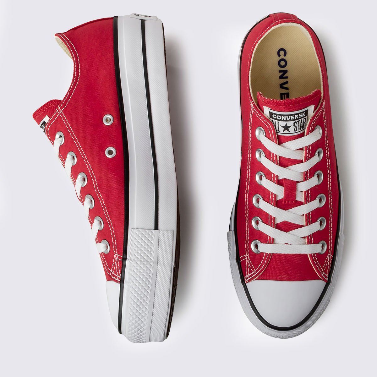 Tênis All Star Chuck Taylor Platform Vermelho Preto Branco CT04950002 Vermelho 5