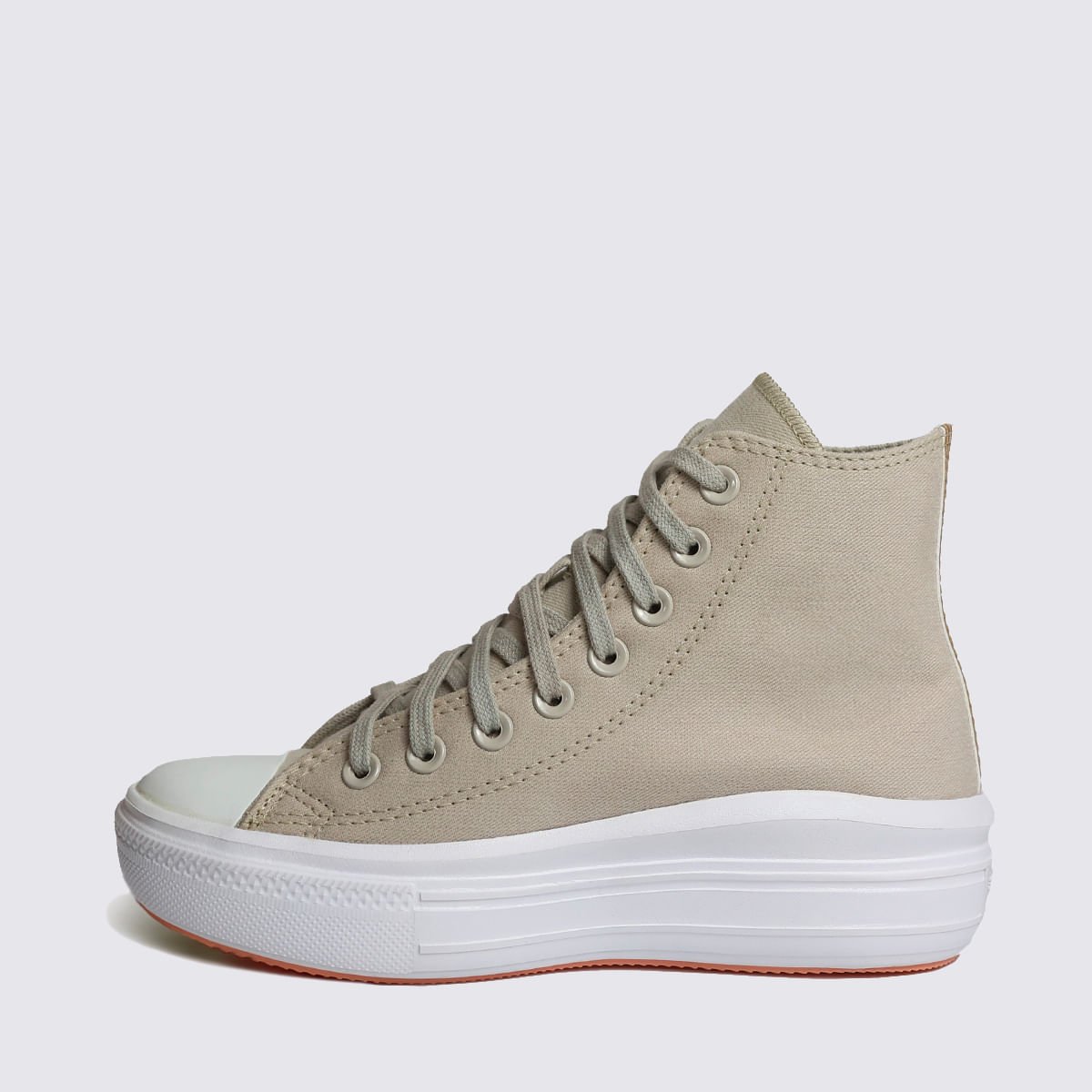 Tênis Chuck Taylor All Star Move Bege Claro Ouro Branco CT16220001 Bege 2