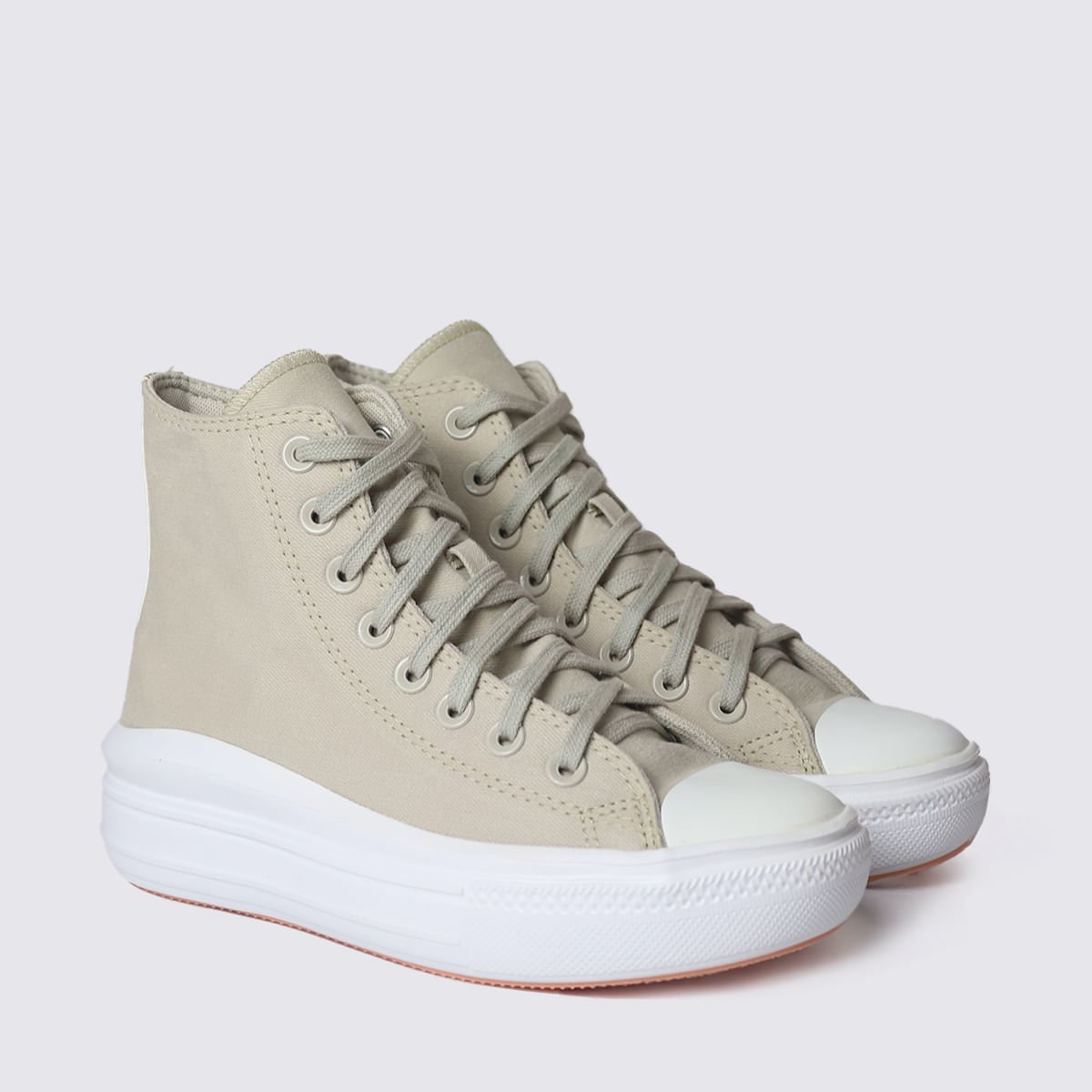 Tênis Chuck Taylor All Star Move Bege Claro Ouro Branco CT16220001 Bege 3