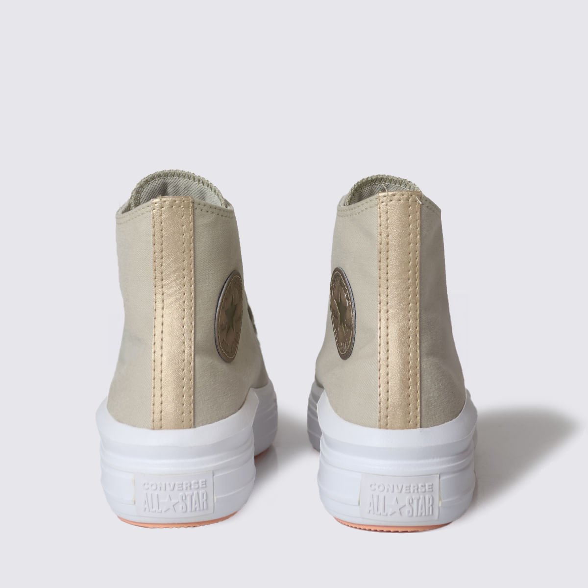 Tênis Chuck Taylor All Star Move Bege Claro Ouro Branco CT16220001 Bege 5
