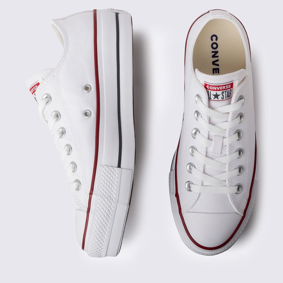 Tênis All Star Chuck Taylor Platform Branco Marinho CT04950003 Branco 5