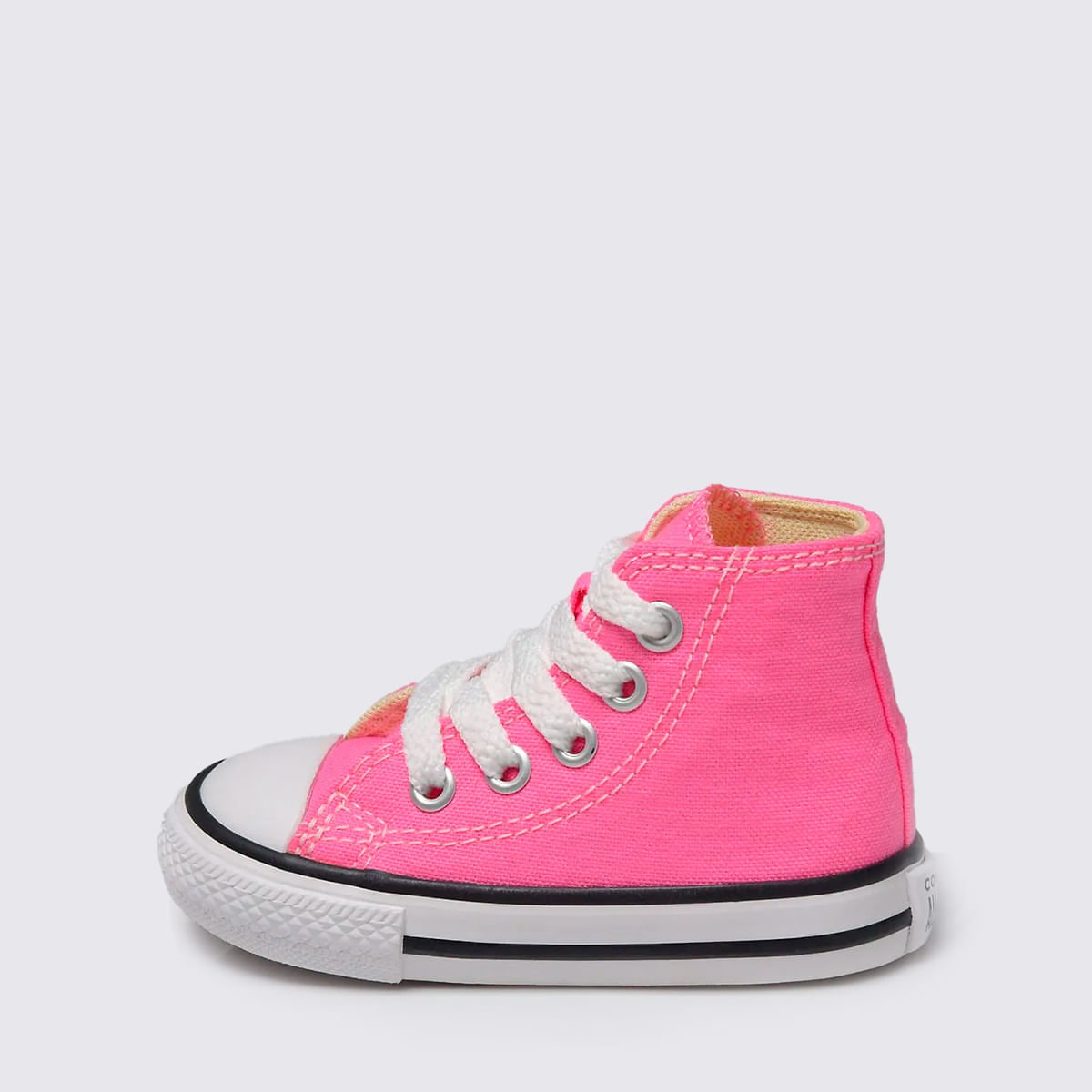 Tênis Converse Chuck Taylor All Star Infantil Rosa Cru Preto CK00030006 Rosa 2