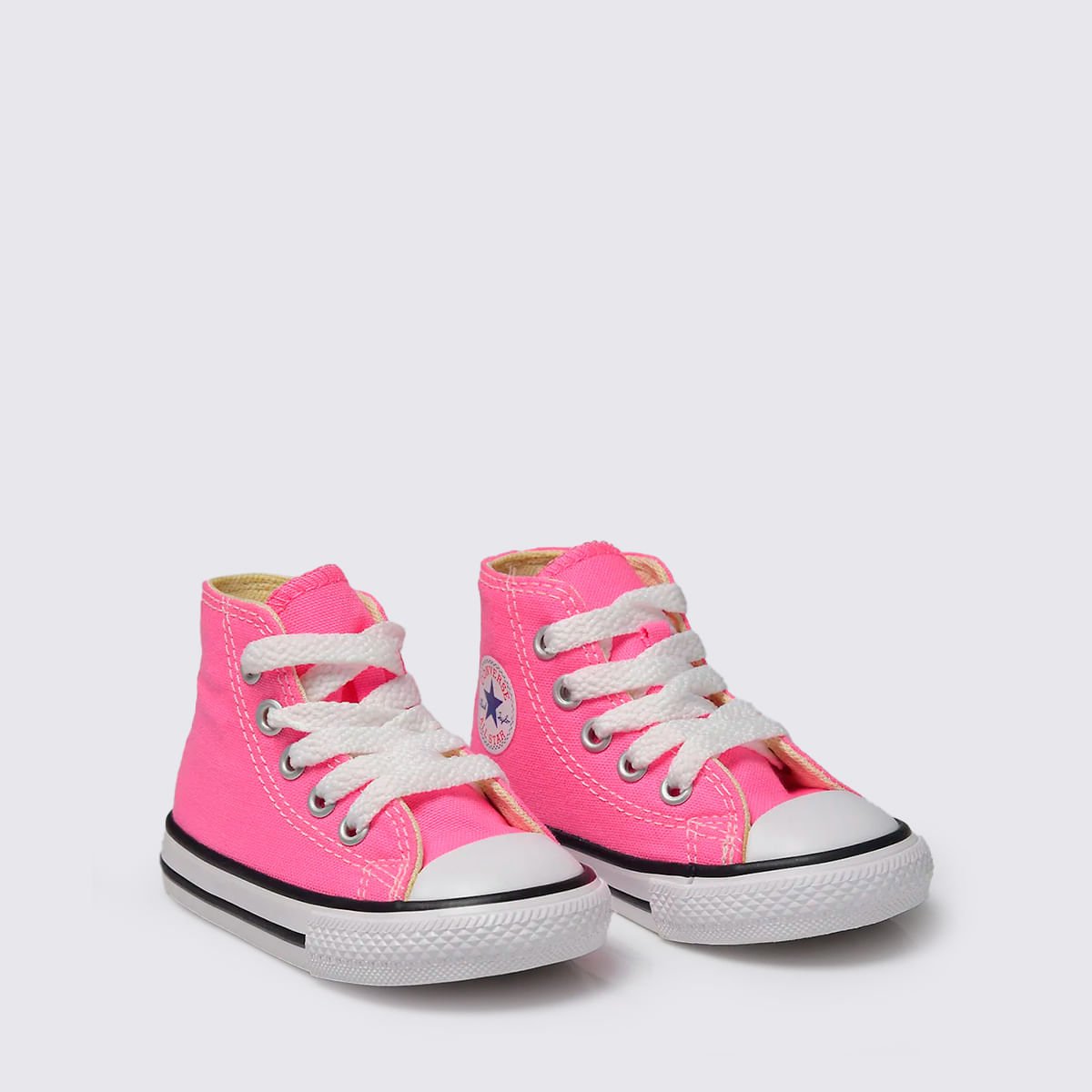 Tênis Converse Chuck Taylor All Star Infantil Rosa Cru Preto CK00030006 Rosa 3
