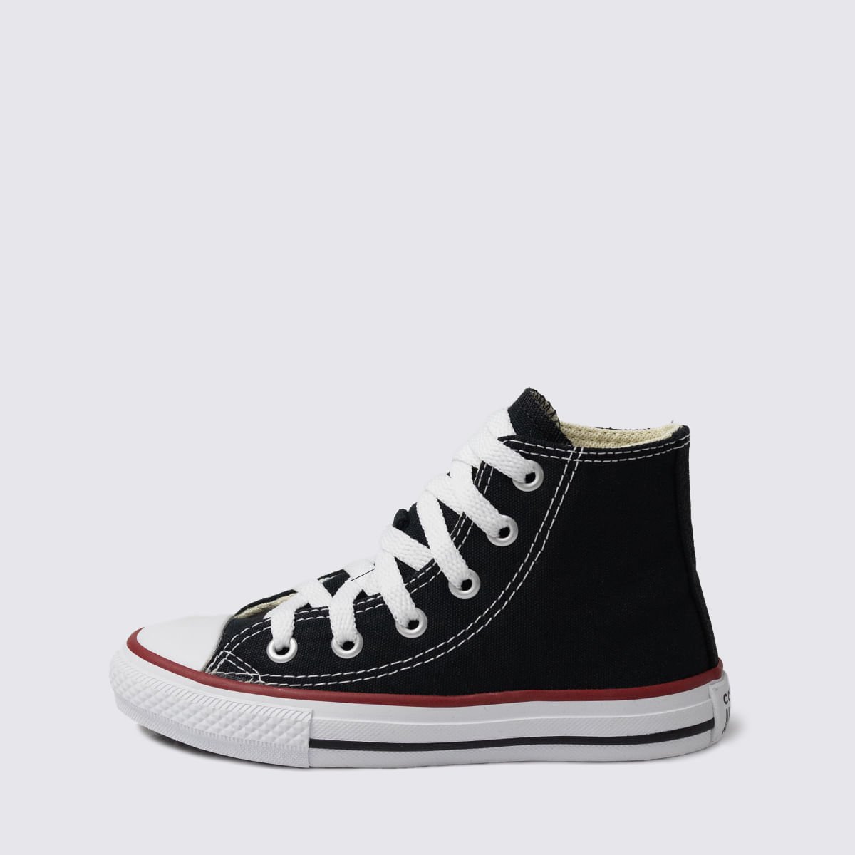 Tênis Converse Chuck Taylor All Star Preto Infantil Vermelho CK00040007 Preto 2